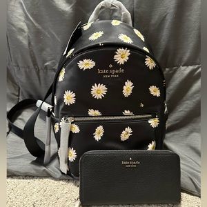Kate Spade backpack and wallet